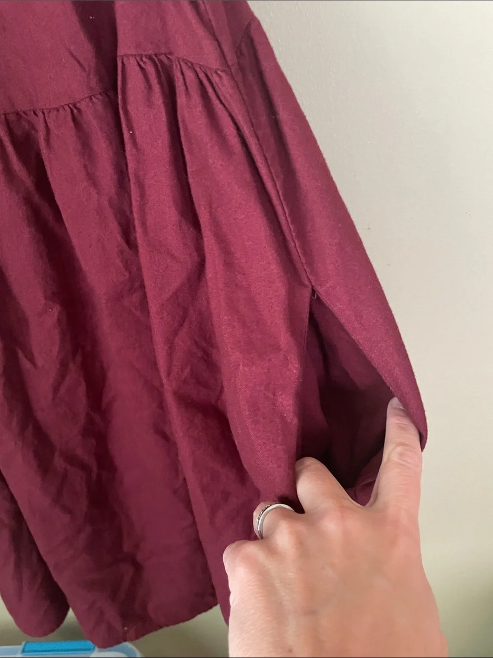 wild fable Burgundy Midi Sundress with Adjustable Straps - Picture 5 of 5